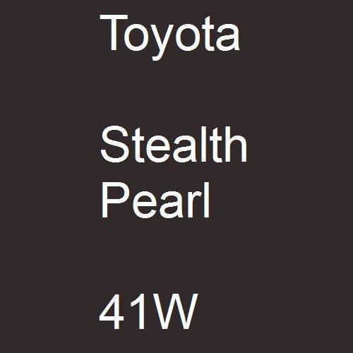 Toyota, Stealth Pearl, 41W.